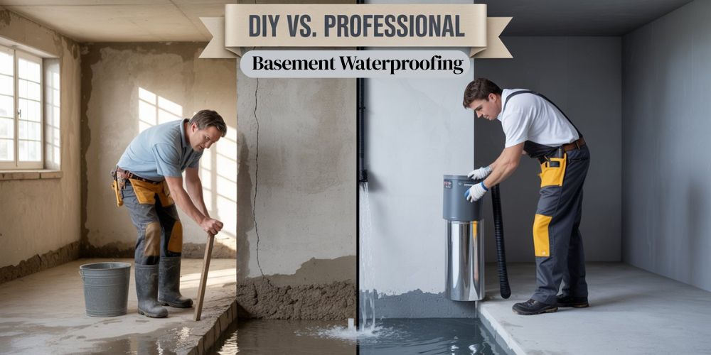 DIY vs. Professional Basement Waterproofing
